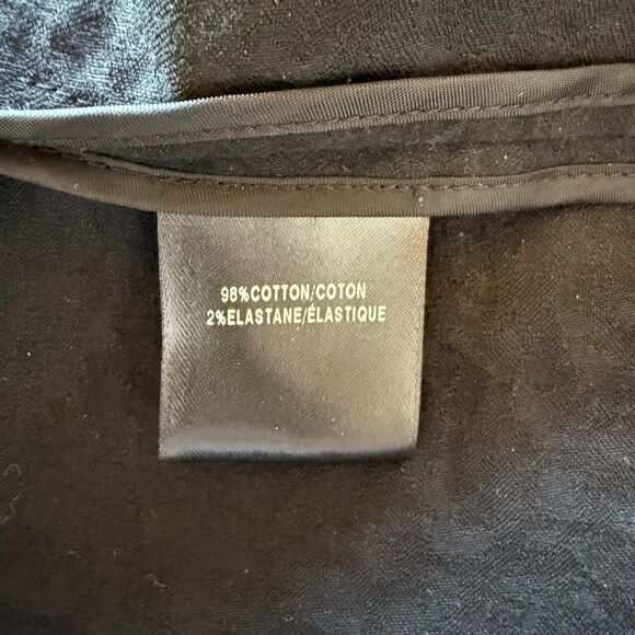 NWOT Lafayette 148 New York Camber Textured Front Zip Dress in Black Size 0 - Picture 6 of 11